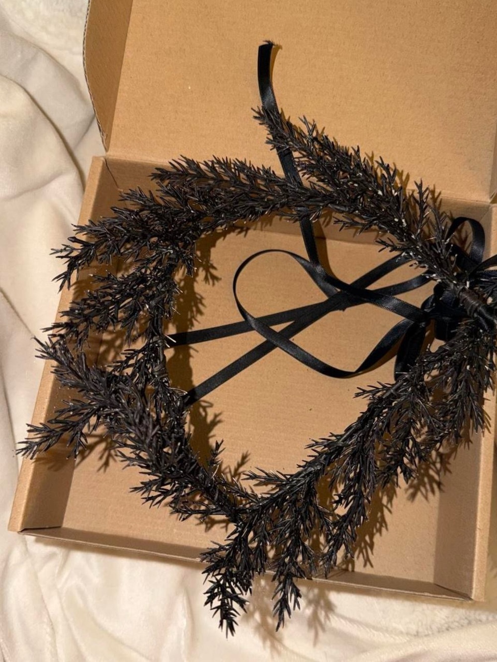 Black Wreath Headband